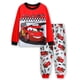thumbnail image 4 of Conjunto de pijamas Mcqueen de algodón para niños y niñas, ropa de dormir con dibujos animados de 95 coches, para el hogar, de 2 a 7 años, novedad, 4 of 4