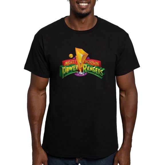 CafePress - Classic Power Rangers Logo Men's Classic T Shirt - Men's Fitted T-Shirt