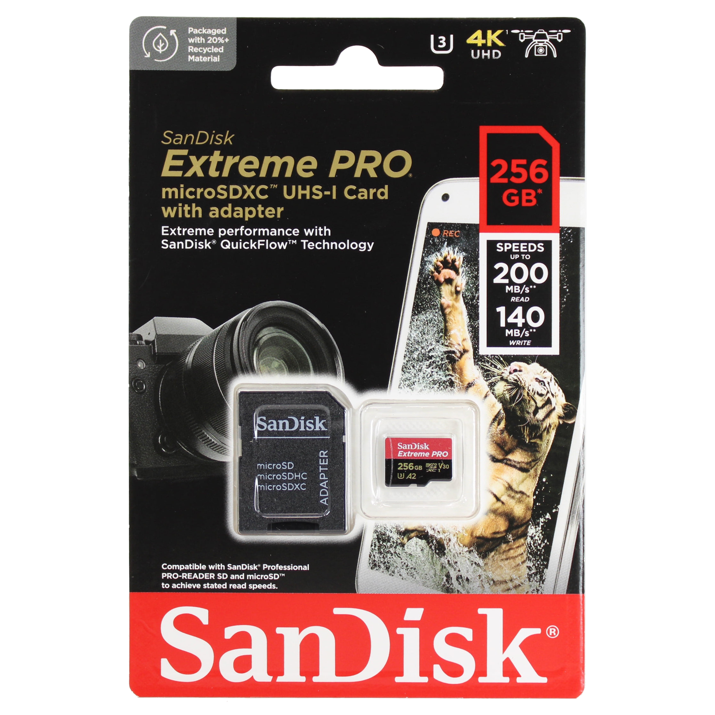 SanDisk Extreme Pro microSDXC Card, 256GB photo 2