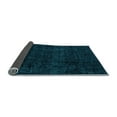 thumbnail image 2 of Ahgly Company Indoor Square Abstract Light Blue Modern Area Rugs, 4' Square, 2 of 4