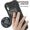 thumbnail image 5 of Compatible with iPhone XR Case 6.1 Inch with Ring Stand, Heavy-Duty Military Grade Shockproof Phone Cover with Magnetic Car Mount for iPhone XR 6.1. (Black), 5 of 14