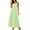 Green, variant on PRETTYGARDEN Women's Summer Spaghetti Strap Maxi Dresses Plaid Square Neck A Line Casual Beach Vacation Long Sundress