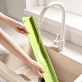 thumbnail image 6 of Silicone Sink Splash Guard Water Deflector Faucet Splash Barrier Countertop Protector No Drill Suction Strip For Kitchen Bathroom Sink Shower Use, 6 of 6