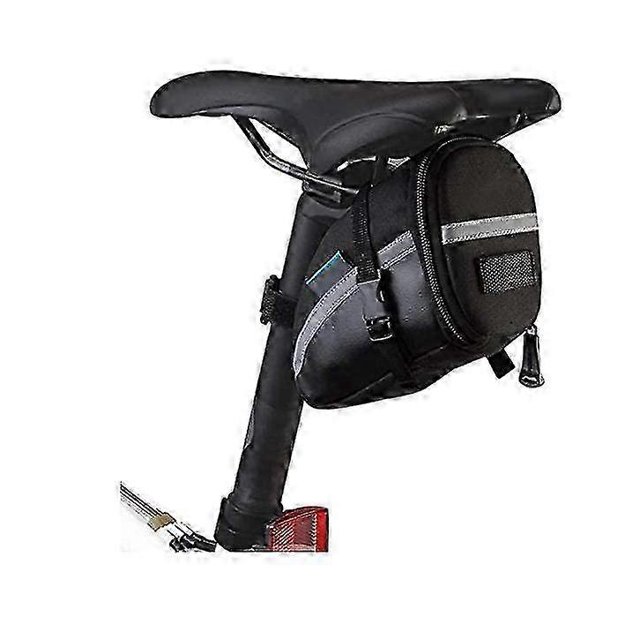 2026 1.2L Bike Seat Saddle Wedge Pack Pannier Storage Bag Mountain Road MTB Bicycle Bike Cycling PU Saddle Bag, Bicycle Repair Tools Pocket Pack Ridin