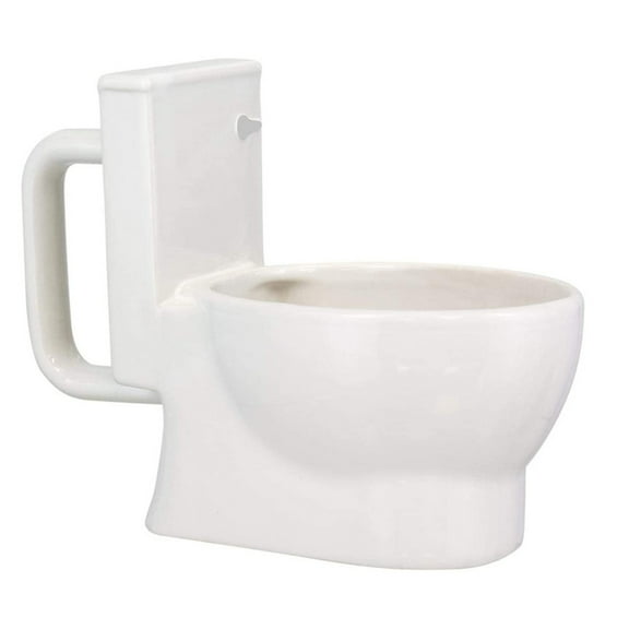 STRANDCHIC Toilet Coffee Cup Easy to Clean Ceramics 1Set Back to School