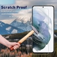 thumbnail image 4 of Vultic [2 Pack] Screen Protector for Samsung Galaxy S21 Plus 5G [Case Friendly], Tempered Glass Film Cover, 4 of 5
