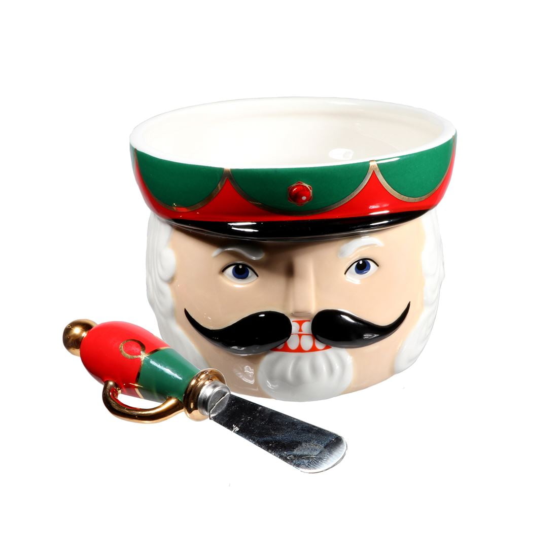 Christmas Nutcracker Dip Bowl and Spreader