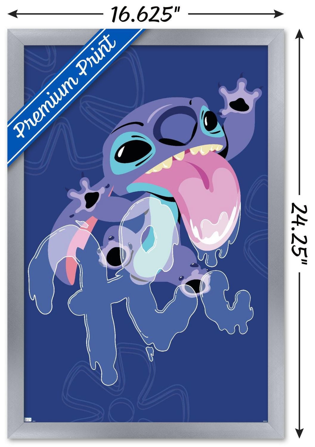 Disney Lilo And Stitch - Slobber Hi Wall Poster, 14.725" x 22.375" Framed