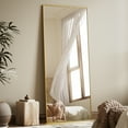 thumbnail image 6 of BEAUTYPEAK Full Length Mirror 65"x25" Rectangle Body Dressing Floor Mirrors,Gold, 6 of 6