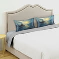thumbnail image 5 of Dailycode Satin Pillow Case King Silk Pillow Cover for Hair and Skin Envelope Closure Steamship Sailing on Sea 20"x40", 5 of 9