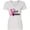 AA-White, variant on Inktastic Breast Cancer Awareness I Support My Daughter Pink Ribbon Women's V-Neck T-Shirt