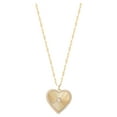 thumbnail image 2 of JS Jessica Simpson Women’s Gold Plated Sterling Silver Heart Necklace, 2 of 4