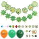 thumbnail image 3 of KAKOWELY 1 juego de decoraciones para el Día de San Patricio: globos de látex, pancarta de papel, adorno para postre, 3 of 4