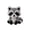 1C - 1PC Raccoon, variant on Fuebueo DIY Fox Beading Craft Kits 3D Bead Art Making Set for Age 5 6 7 8 9 10 11, Mini Seed Bead Animal Jewelry Crafting Supplies Kit for Teens Adults Gift