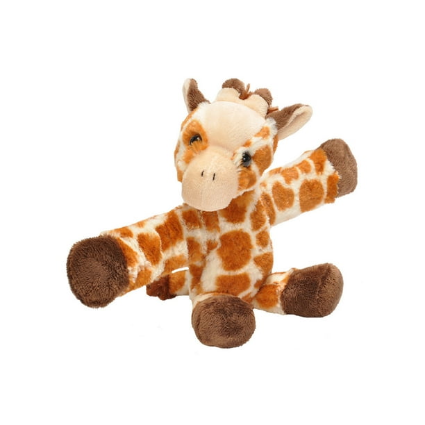 Wild Republic Huggers Giraffe Plush Toy, Slap Bracelet, Stuffed Animal, Kids Toys, 8 inches