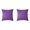 Purple, variant on 2PC Throw Pillows Covers, Soft Polyester Decorative Pillow Covers for Couch Bed, Solid Throw Pillow Cover, Rustic Farmhouse Soft Square Comfy Cushion Couch Cases,16x16 Inch