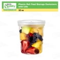 thumbnail image 3 of [200 Count] 32oz Plastic Deli Food Storage Containers with Lids - Round Containers Perfect for Food Storage, Portion Control, Meal Prep, Organization, Liquids, Travel, Home, 3 of 7