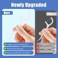 thumbnail image 2 of 800 Count Dental Floss Picks – Unflavored Sticks with Built-in Toothpick 16 Boxes of 50 Strong & Smooth Flossers for Family Oral Care at Home Office Travel Adults Kids, 2 of 4