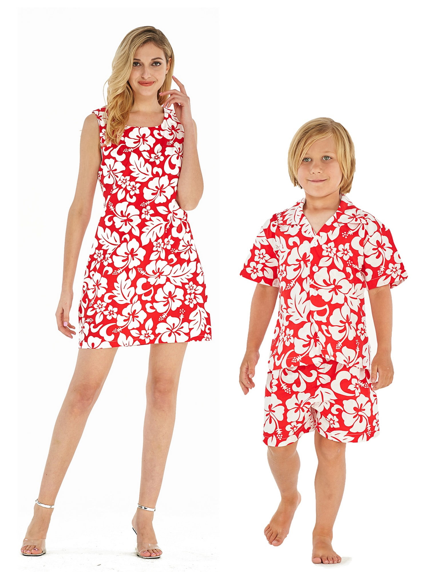 two piece luau outfit