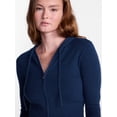 thumbnail image 4 of No Boundaries Zip Up Sweater, Women's XXS-XXL, 4 of 5