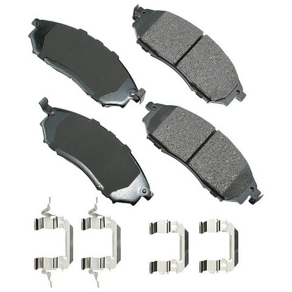 Akebono ACT888B Disc Brake Pad Kit Fits select: 2005-2012 INFINITI FX35, 2013 INFINITI FX37