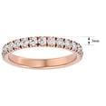 thumbnail image 2 of SuperJeweler 1/2 Carat Diamond Wedding Band In 14 Karat Rose Gold For Women, 2 of 6