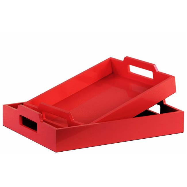 Serving Tray with Cutout Handles 