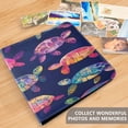 thumbnail image 5 of Photo Album Leather Photo Album 11.8x11.2x1.5 Inch Bookshelf Photo Album Photo Album Photo Store Scrapbook Photo Album Colorful Turtle, 5 of 9