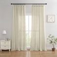 thumbnail image 1 of Cortinas Joydeco de Lino 244 cm de Largo, Set de 2 Paneles, Color Natural, 1 of 9