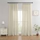 thumbnail image 1 of Cortinas Joydeco de Lino 244 cm de Largo, Set de 2 Paneles, Color Natural, 1 of 9
