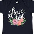 thumbnail image 4 of Inktastic Flower Girl Hand Lettering with Flowers Illustration Girls Baby Bodysuit, 4 of 5
