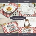 thumbnail image 3 of Coffee Mat the Kitchen is the Heart of the Home Rubber Backed Absorbent Dish Drying Mat Fit Under Dishes,Rack Pad,Kitchen Counter,Coffee Maker,Coffee Bar Accessories 24"X16", 3 of 6
