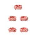 thumbnail image 1 of Sonducket Banda para el cabello de cara Coral Fleece Diadema deportiva Artículos para el hogar Accesorios de estilo para Spa Cuidado de la piel Rojo brillante 5Conjunto, 1 of 6