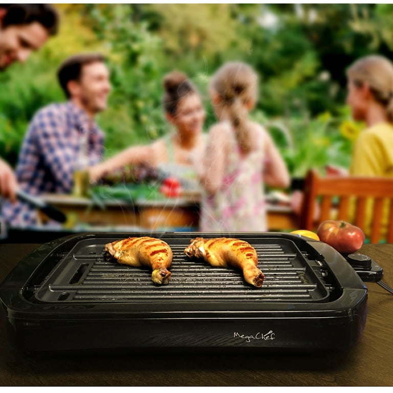 MegaChef Dual Surface Reversible Indoor Grill and Griddle