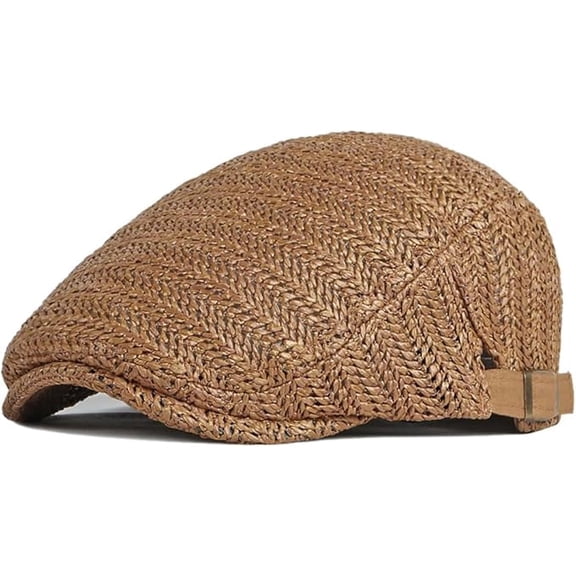 Unisex Summer Newsboy Hats Mesh Beret Ivy Cap Cabbie Driving Hunting Flat Cap