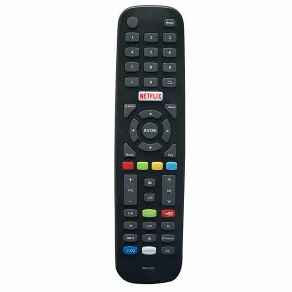 New RM-C3327 Remote Control for JVC Smart TV