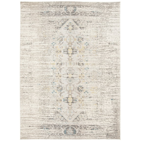 SAFAVIEH Monaco Elsdon Abstract Area Rug, Grey/Multi, 9' x 12'