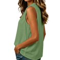 thumbnail image 5 of Sheghy Tank Tops 100%Cotton Women's Solid Color Sleeveless V-Neck Casual Cotton-Linen Top, 5 of 8