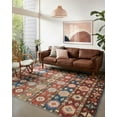 thumbnail image 3 of Turkish & Persian Kilim-Style Zion Fiesta, Multi 5-0" x 7-6" Area Rug, 3 of 9