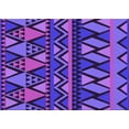 thumbnail image 1 of Ahgly Company Indoor Rectangle Patterned Bright Purple Area Rugs, 5' x 8', 1 of 1
