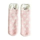 thumbnail image 1 of Guardurnaity Calcetines transpirables y de moda de poliéster para todas las ocasiones Calcetines térmicos mullidos de Navidad Medias Cachorro de punto rosa, 1 of 6