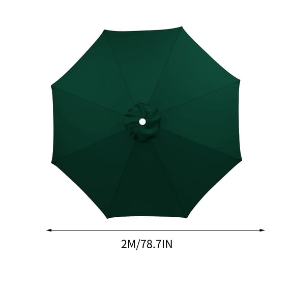 Rkxzt Sunshade Cloth Replacement Umbrella Cloth for 6 Rib Garden Umbrella 200cm Waterproof Sunshade Cover Outdoor Patio Offset Beach Umbrella Home