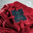 thumbnail image 3 of Hearth & Harbor Bath Towel Collection, 100% Cotton Luxury Soft 10 Pc Set – Red, 3 of 7