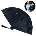 thumbnail image 2 of Chinese/Japanese Handmade Handheld Folding Fan, 2 of 8