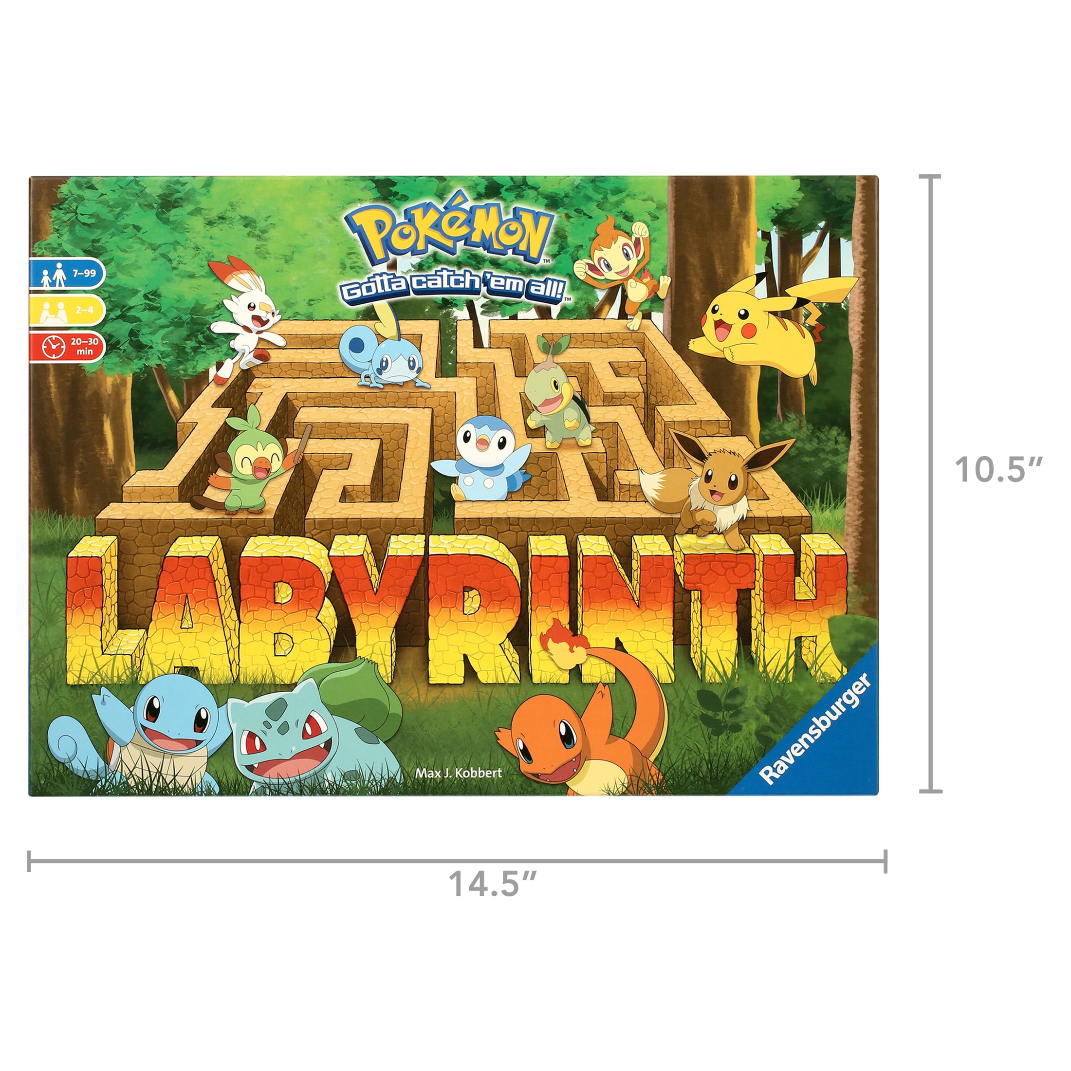 Ravensburger Pokemon Labyrinth Board Game, Children to Adult Ages 7+
