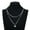 Lock Pendant-1, variant on Stainless Steel Layered Chain Lock Pendant Necklace for Women Chain On The Neck -Moon Pendant