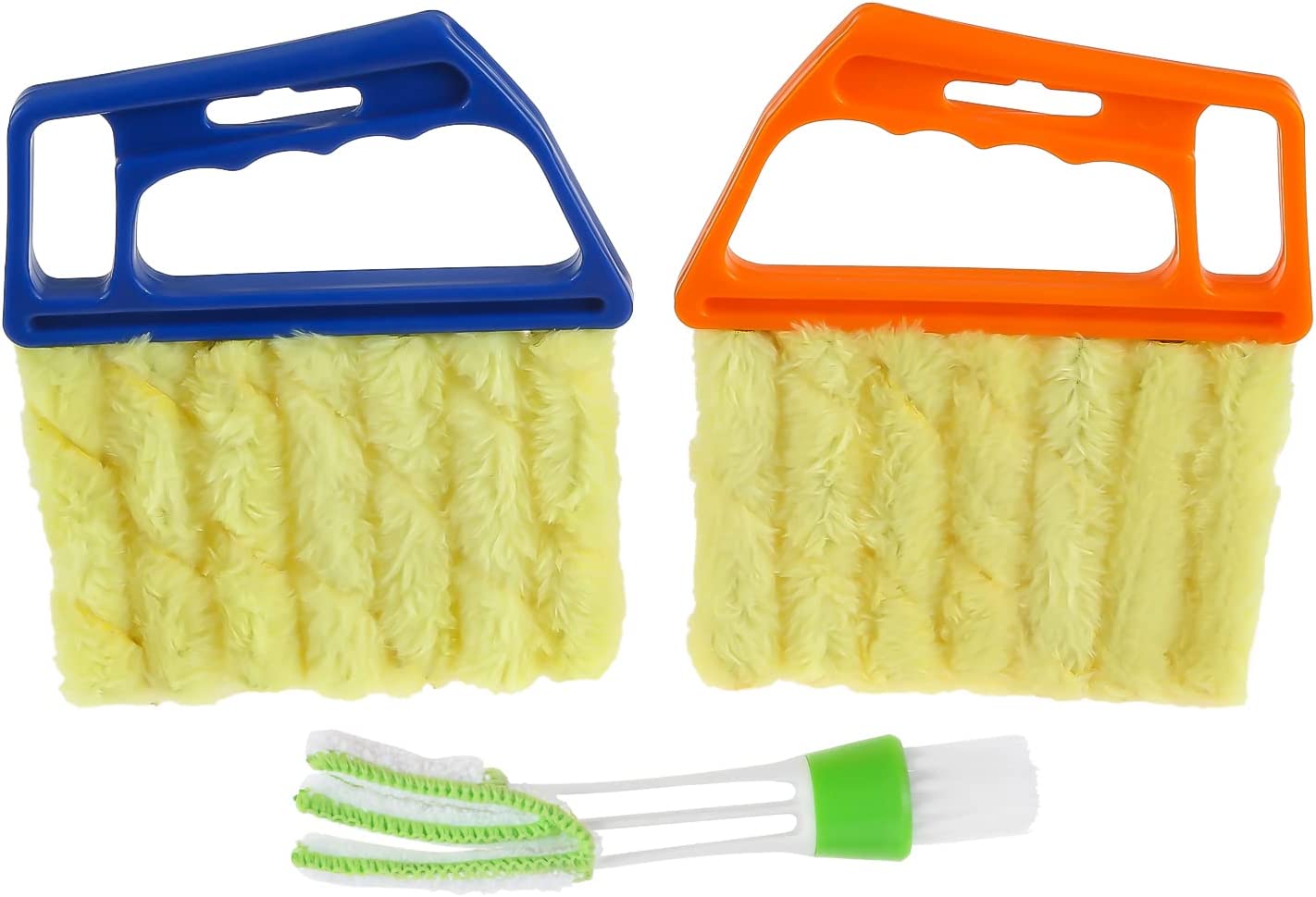Window Blind Cleaner Duster Tool, 7 Finger Duster Brush and