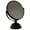 GUN METAL, variant on ORE International 5.5" Diameter Chrome Make-Up Mirror, x5 magnification, Black finish