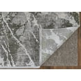 thumbnail image 4 of Feizy Cadiz Modern Abstract, Gray/Green/Taupe, 2'2" x 3'2" Accent Rug Sheen Bohemian & Eclectic Watercolor Design Carpet for Living Dining Bed Room, 4 of 9