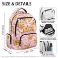 thumbnail image 5 of FUIALDOLG Happy Capybara Pattern School Backpacks with Multi Pocket Breathable Multi-pocket Bookbag, Soft 17 Inch School Bookbag for Elementary School Travel, 5 of 10